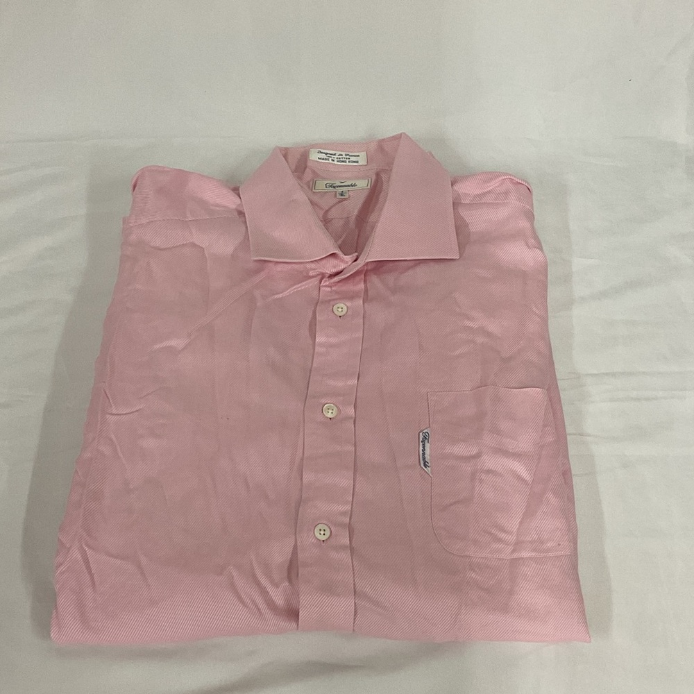 EUC Mens long sleeve button down Faconnable shirt